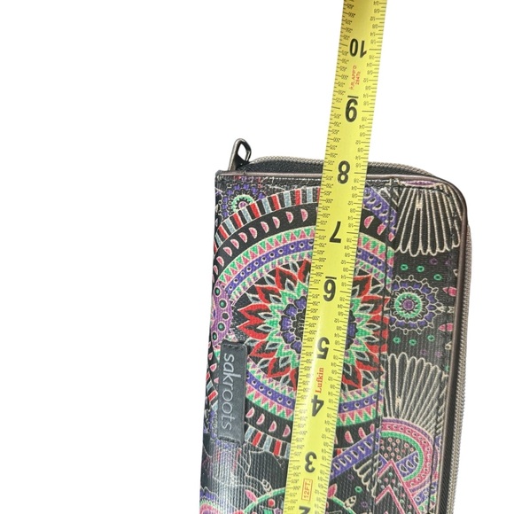 Sakroots Vibrant Geometric llama Women's Wallet (B5) - Picture 10 of 11